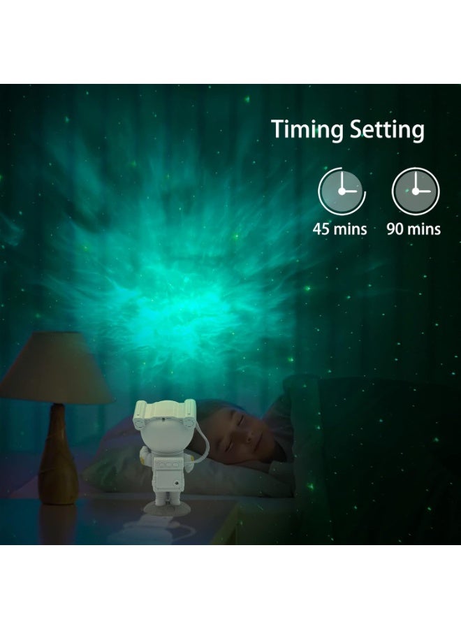 LOWHAT CLOSUNT Space Buddy Projector, Astronaut Light Projector, Star Galaxy Night Lights, Nebula Galaxy with Timer and Remote, Kids Gaming Room Bedroom Decor, Christmas, Great Gift for Kids - Image 4